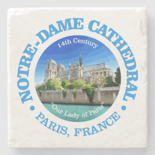 Kathedrale Notre Dame (rd) Steinuntersetzer