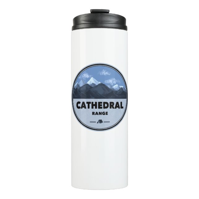Kathedrale Range California Camping Thermosbecher (Vorderseite)
