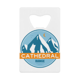 Kathedrale Range California Geldbeutel Flaschenöffner