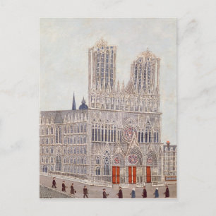 Kathedrale Rheims, c.1923 Postkarte