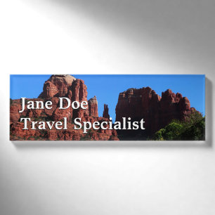 Kathedrale Rock in Sedona Namenschild