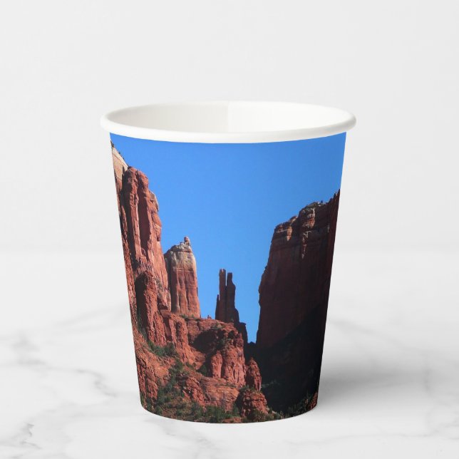 Kathedrale Rock in Sedona Pappbecher (Links)