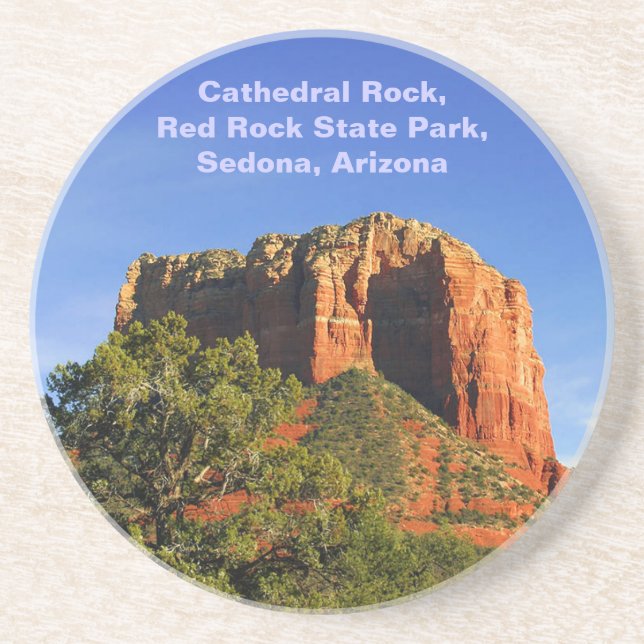 Kathedrale Rock, Sedona, Arizona Untersetzer (Vorne)