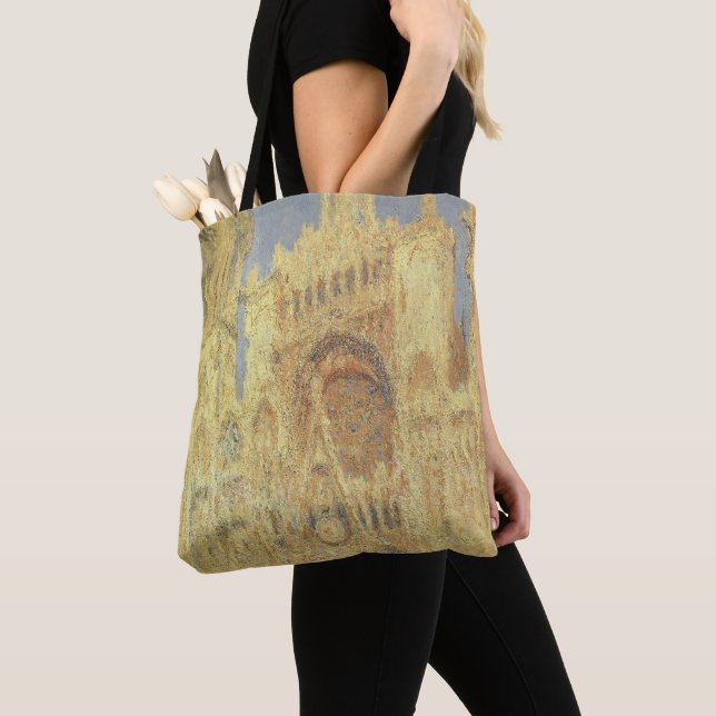 Kathedrale Rouen, Sonnenuntergang von Claude Monet Tasche (Von Nahem)