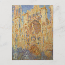 Kathedrale Rouen, Sunset von Claude Monet Postcard Postkarte