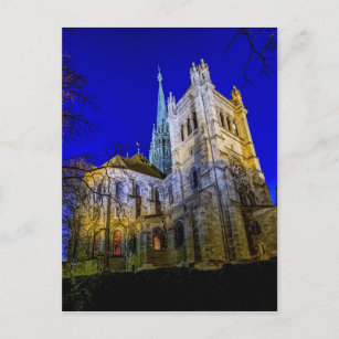 Kathedrale Saint-Pierre in Genf, Schweiz Postkarte