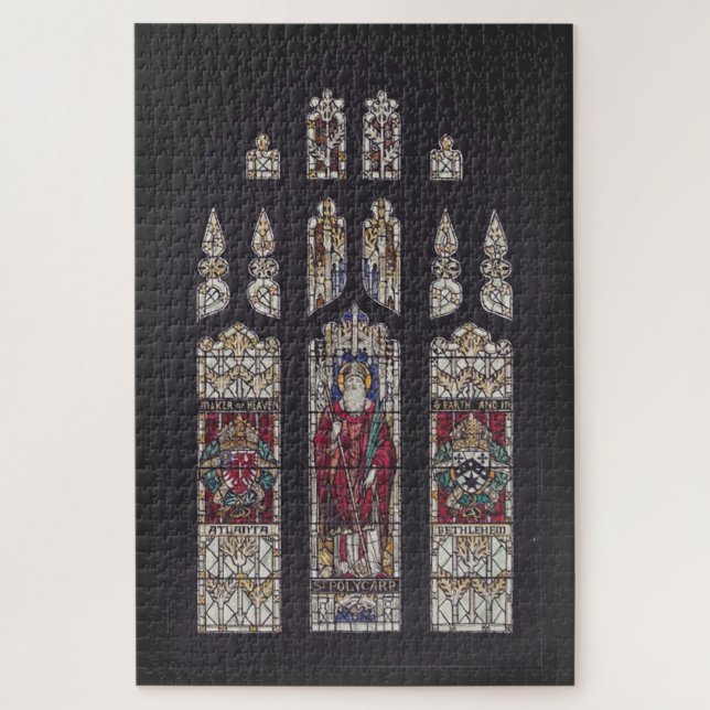 Kathedrale Saint Polycarp Buntglas Kunst (Vertikal)
