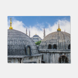 Kathedrale Saint Sophie und Blaue Moschee - Istanb Fußmatte