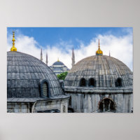 Kathedrale Saint Sophie und Blaue Moschee - Istanb