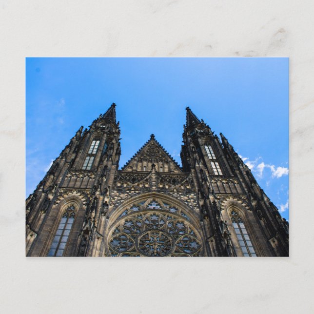 Kathedrale Saint Vitus Postkarte (Vorderseite)