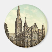 Kathedrale, Salisbury, England, selten Fotochrom