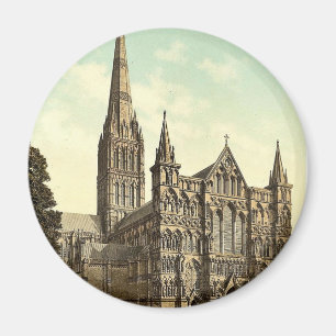 Kathedrale, Salisbury, England seltenes Photochrom Magnet