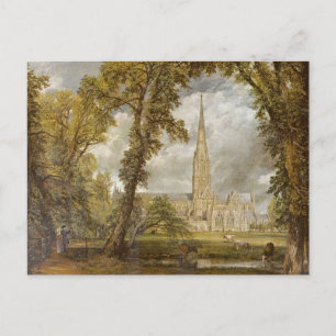Kathedrale Salisbury von John Constable Postcard Postkarte