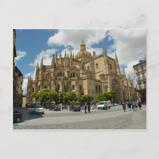 Kathedrale Segovia - Spanien Postkarte (Vorderseite)