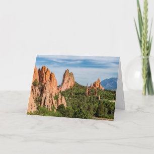 Kathedrale Spires Formationen Colorado Grußkarte Karte