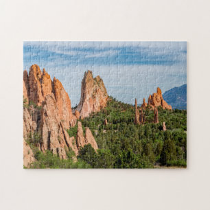 Kathedrale Spires Formationen Colorado Jigsaw Puzz