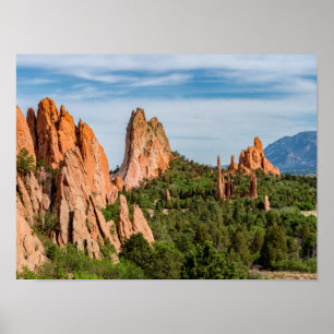 Kathedrale Spires Formationen Colorado Poster