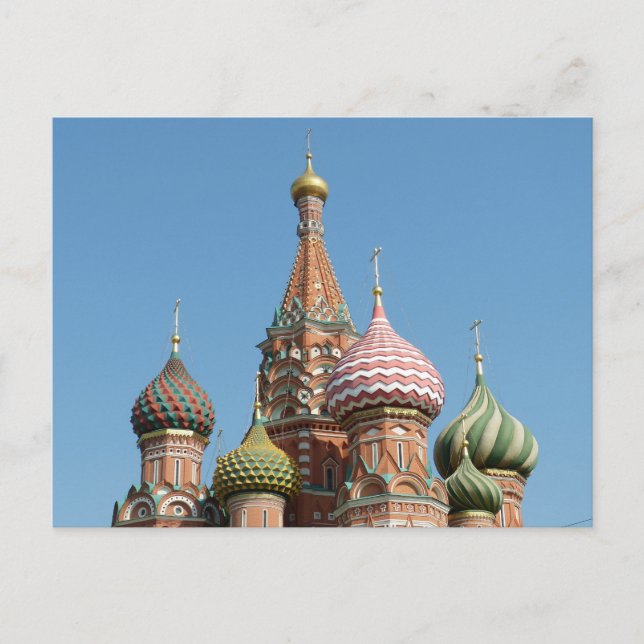 Kathedrale St. Basil Postkarte (Vorderseite)
