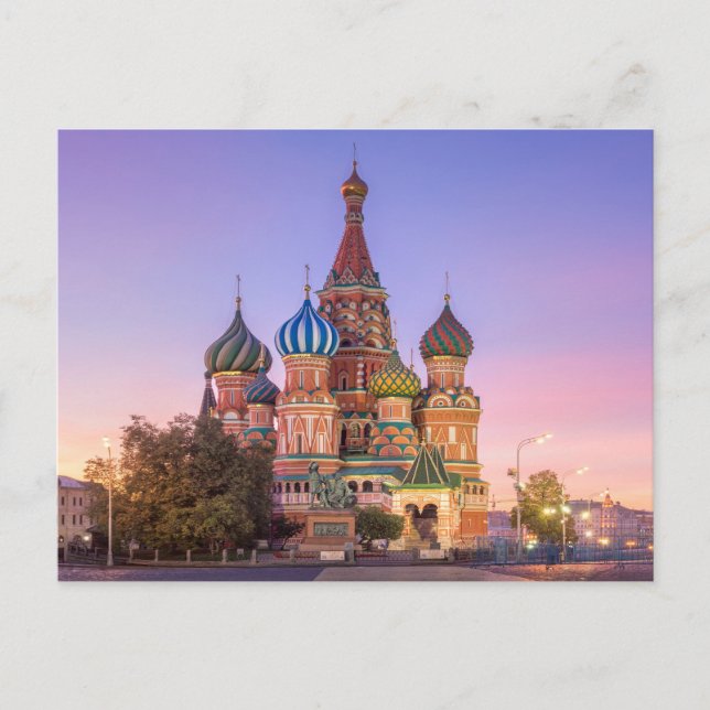 Kathedrale St. Basil Postkarte (Vorderseite)