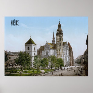 Kathedrale St. Elisabeth in Košice Poster