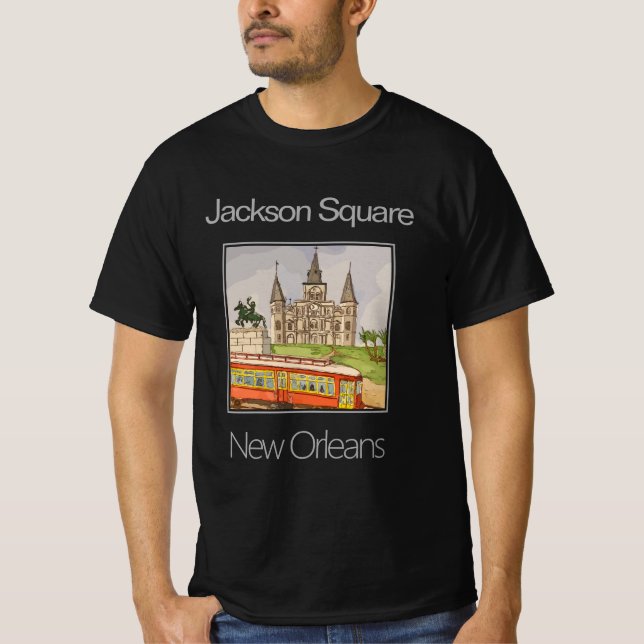 Kathedrale St. Louis, Jackson Square, New Orleans T-Shirt (Vorderseite)