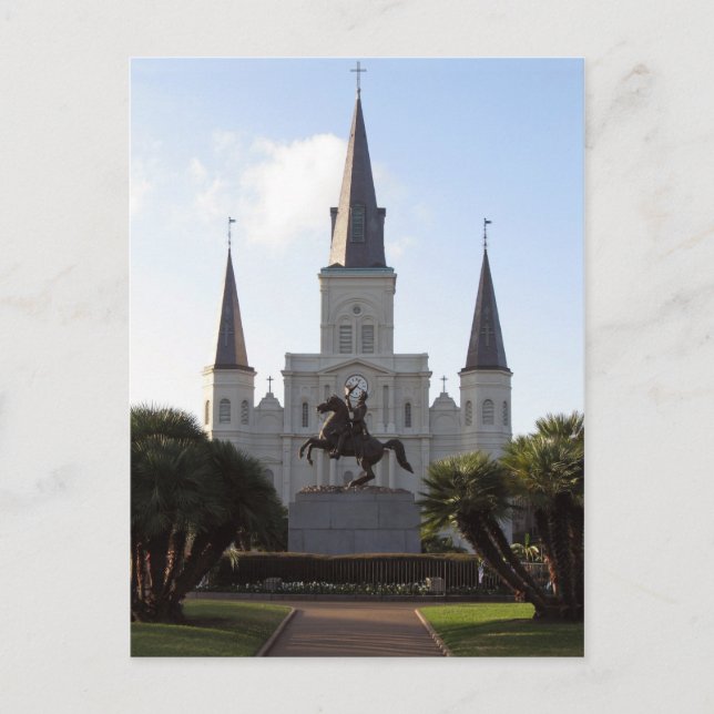 Kathedrale St. Louis, New Orleans - Postkarte (Vorderseite)