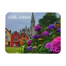Kathedrale und Blume Cobh Irland Magnet