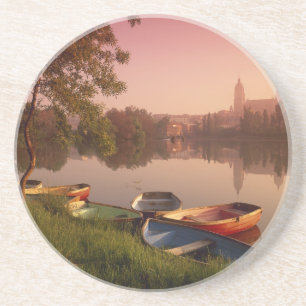 Kathedrale und Fluss Tormes, Salamanca, Kastilien Getränkeuntersetzer