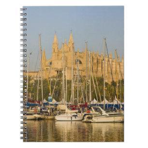 Kathedrale und Marina, Palma, Mallorca, Spanien 2 Notizblock