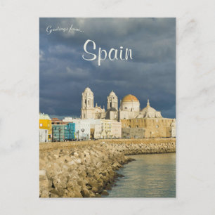 Kathedrale von Cádiz in Cádiz Spanien Postkarte