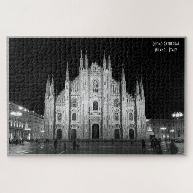 Kathedrale von Milano - Italien - Schwarzweiß-Foto (Horizontal)
