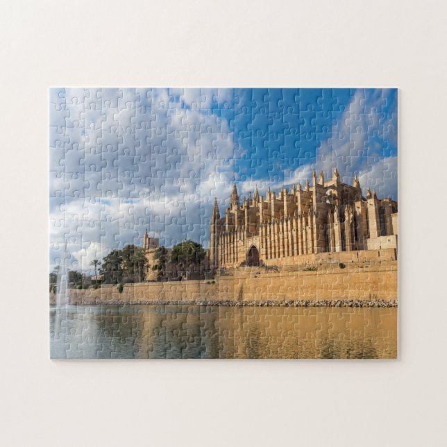 Kathedrale von Palma de Mallorca an der goldenen (Horizontal)