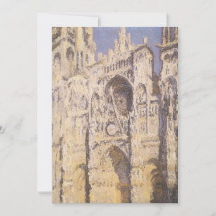 Kathedrale von Rouen, Harmonie in Blau und Gold vo