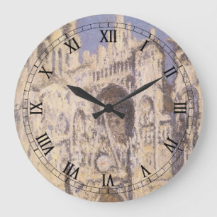 Kathedrale von Rouen, Harmonie in Blau und Gold vo Große Wanduhr