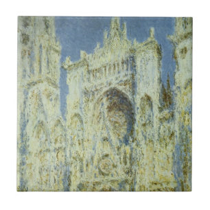 Kathedrale von Rouen, Westfassade, Sonnenlicht, Cl Fliese