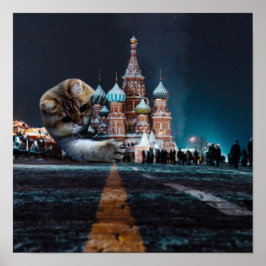 Kathedrale von Saint Basil und Hosico Poster