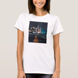 Kathedrale von Saint Basil und Hosico T-Shirt