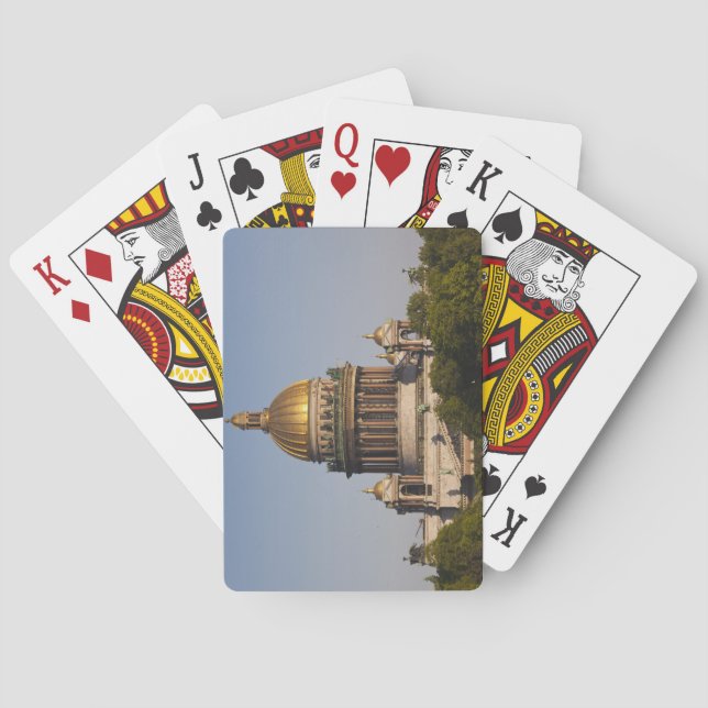Kathedrale von Saint Isaac, vom Fluss Neva Spielkarten (Rückseite)