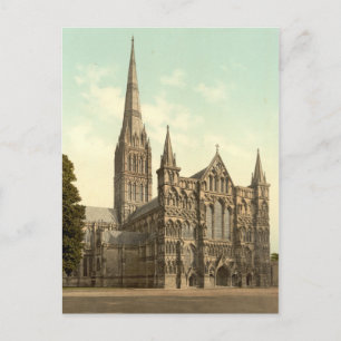 Kathedrale von Salisbury II, Wiltshire, England Postkarte