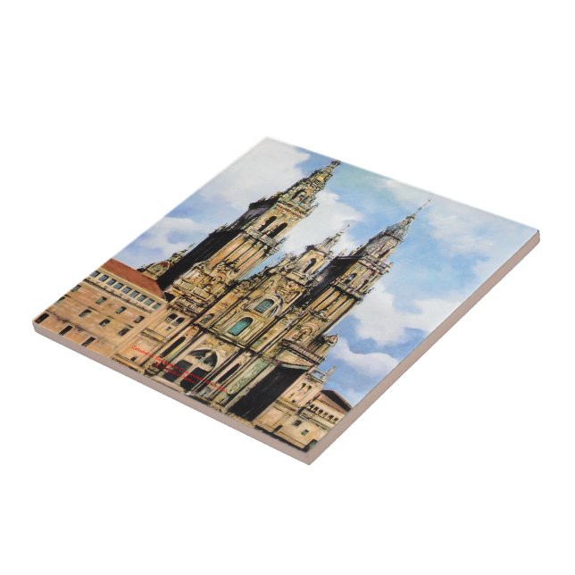 Kathedrale von Santiago Compostela Von ,(Zu Fliese (Seite)