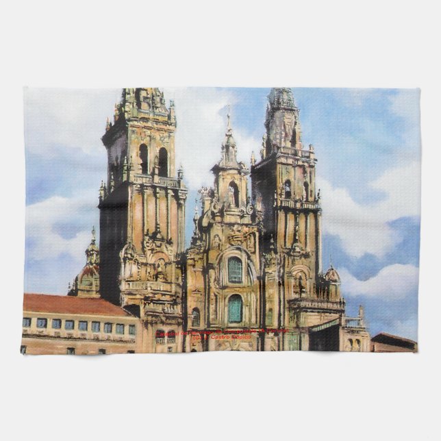 Kathedrale von Santiago Compostela Von ,(Zu Handtuch (Horizontal)