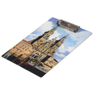 Kathedrale von Santiago Compostela Von ,(Zu Klemmbrett