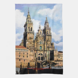 Kathedrale von Santiago Compostela Von ,(Zu Küchentuch