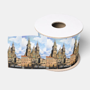 Kathedrale von Santiago Compostela Von ,(Zu Ripsband