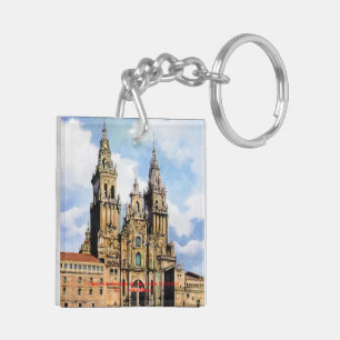 Kathedrale von Santiago Compostela Von ,(Zu Schlüsselanhänger