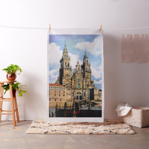 Kathedrale von Santiago Compostela Von ,(Zu Stoff