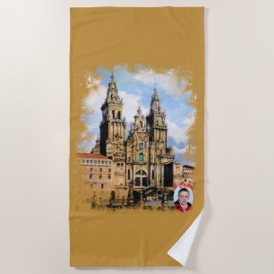 Kathedrale von Santiago Compostela Von ,(Zu Strandtuch