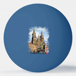 Kathedrale von Santiago Compostela Von ,(Zu Tischtennisball