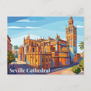 Kathedrale von Sevilla Spanien Postkarte