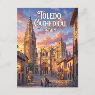 Kathedrale von Toledo Spanien Postkarte